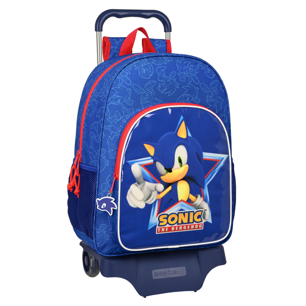 Trolley per la Scuola Sonic Let's roll Blu Marino 33 x 42 x 14 cm 2 S4308541_0