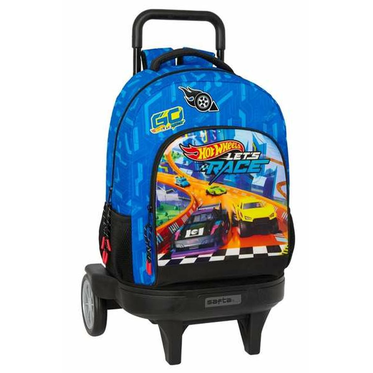 Zaino Scuola Hot Wheels Let's race Azzurro Nero 33 x 45 x 22 cm 2 S4311656_0