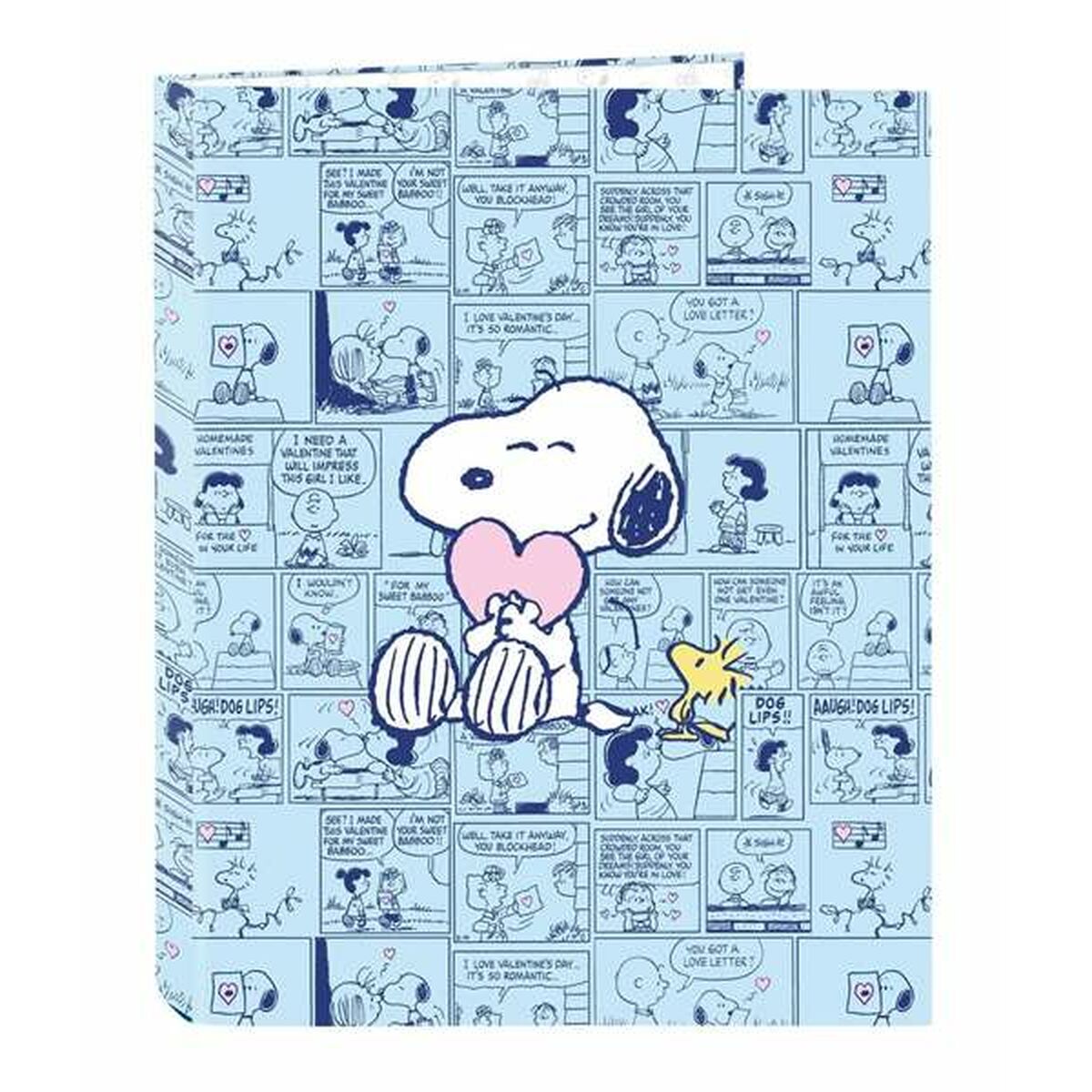 Raccoglitore ad anelli Snoopy Love 26,5 x 33 x 4 cm 2 S2454324_0