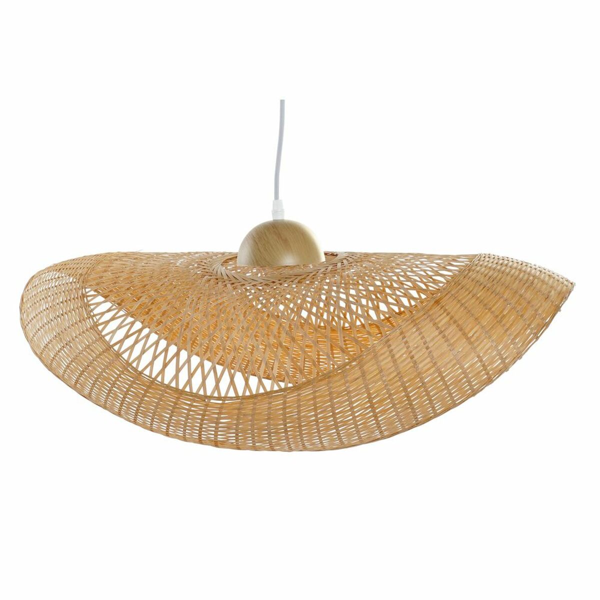 Lampadario DKD Home Decor Marrone Bambù 40 W Picture hat 220 V 70 x 34 x 20 cm 2 S3020601_0