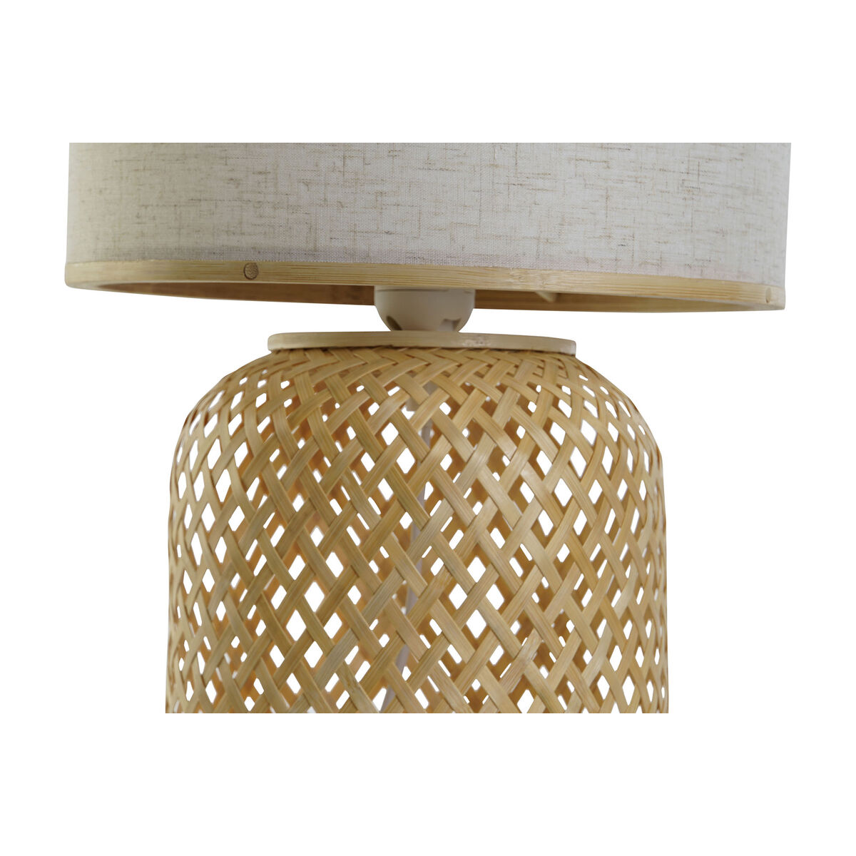 Lampada da tavolo DKD Home Decor Marrone Naturale Bambù 50 W 220 V 26 x 26 x 39 cm 4 S3054853_2