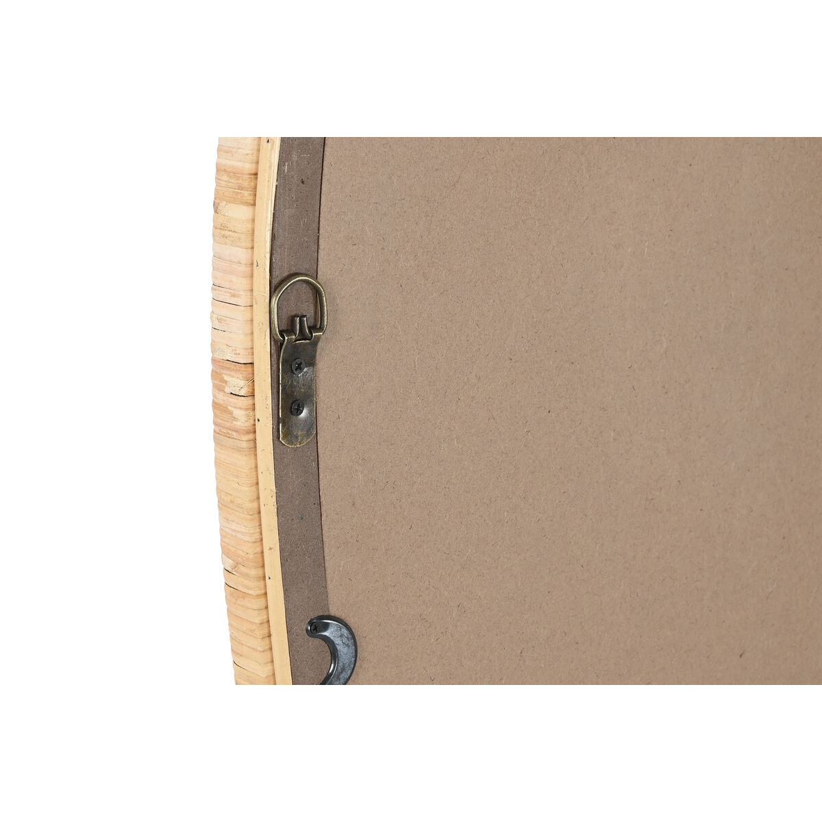 Specchio da parete Home ESPRIT Naturale Cristallo Rattan Scandi 52,5 x 4 x 150 cm 4 S3056353_2