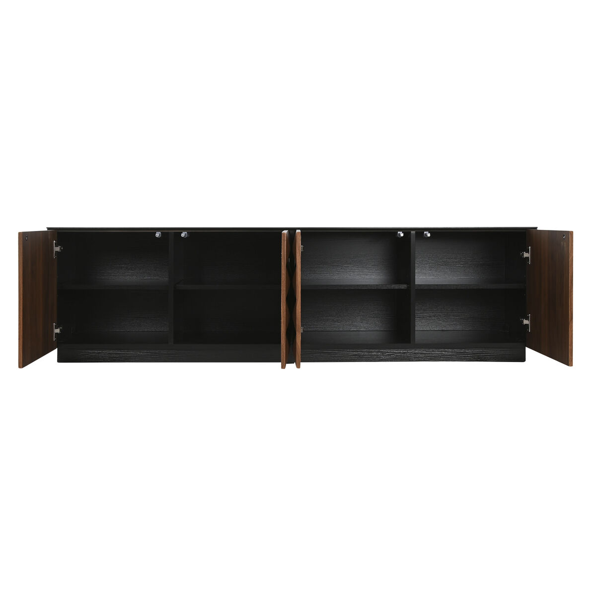 Mobile TV Home ESPRIT Marrone Nero 161,2 X 40 X 45,5 cm 4 S3059672_2