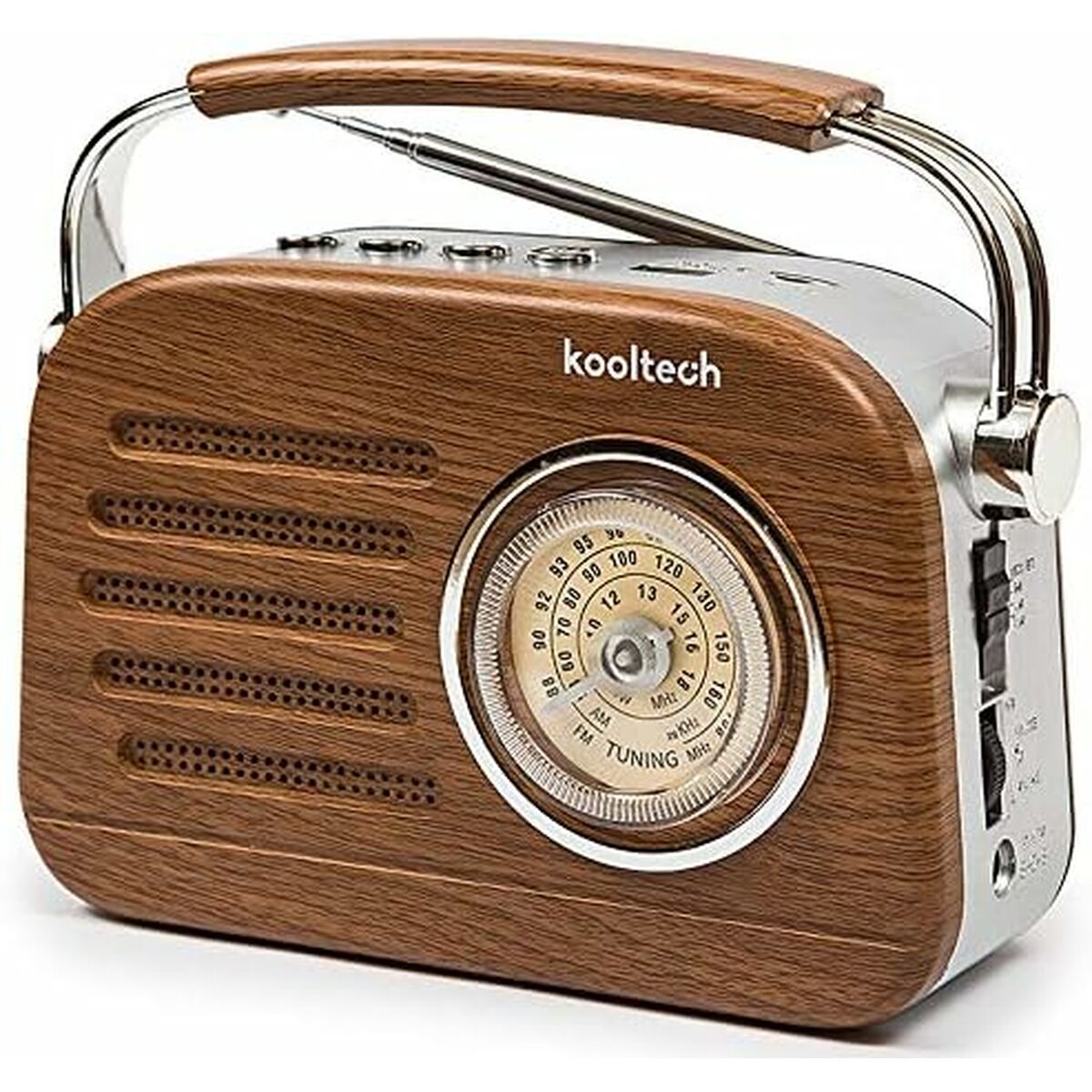 Radio Portatile Bluetooth Kooltech Retrò AM/FM 2 S6505122_0