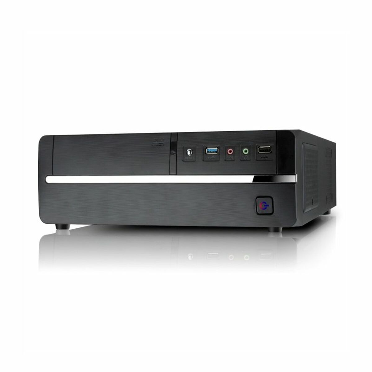 Cassa Minitorre Micro ATX con Unità di Alimentazione TooQ TQC-3005U3 Slim USB 3.0 4 S0209375_2