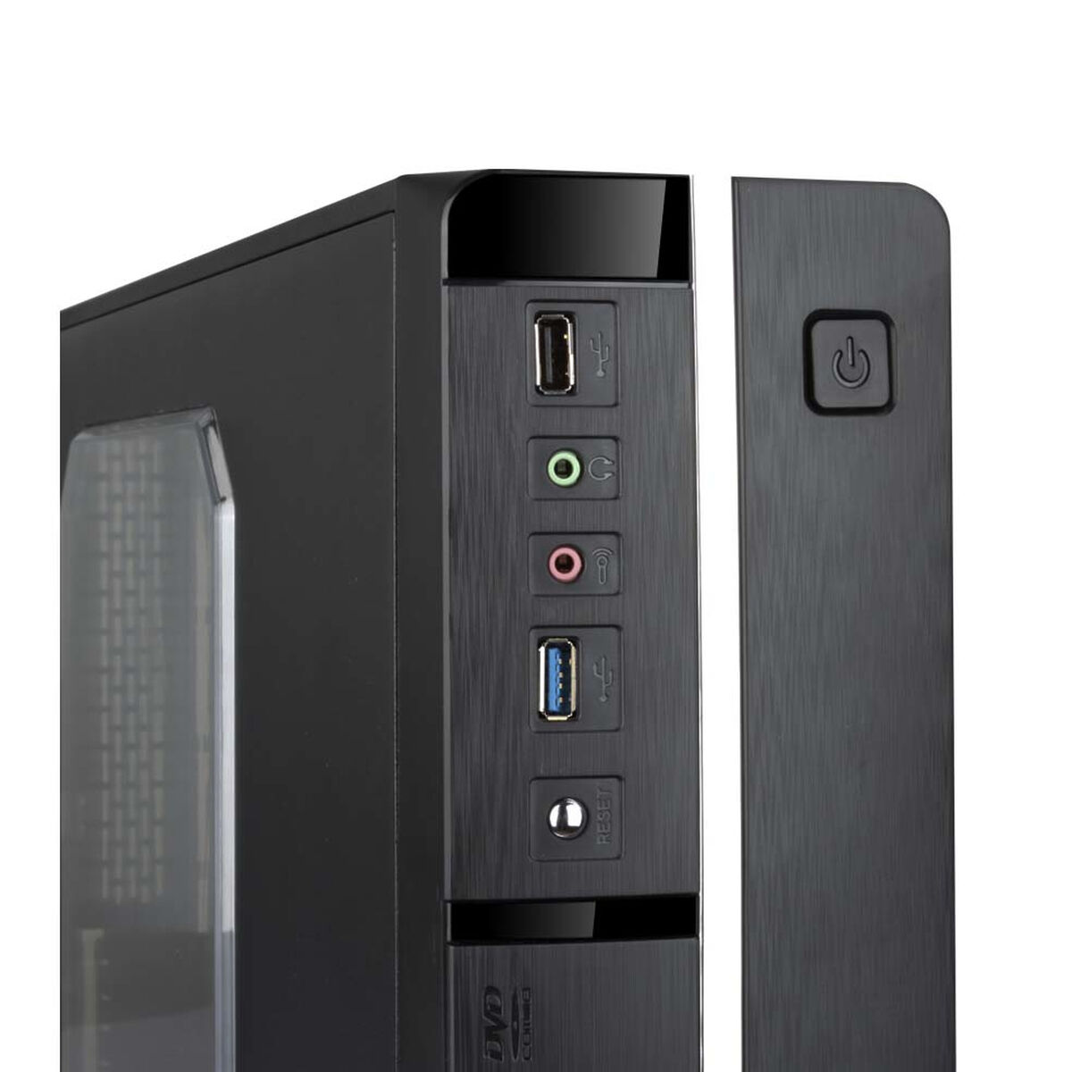 Cassa Minitorre Micro ATX con Unità di Alimentazione TooQ TQC-3005U3 Slim USB 3.0 12 S0209375_10