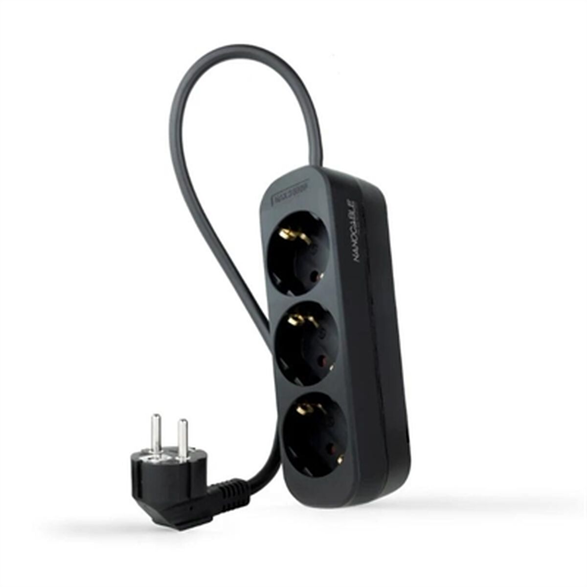 Ciabatta Multipresa NANOCABLE 10.38.0003-NS-BK 3680 W 250 V 1,4 m 2 S0239009_0