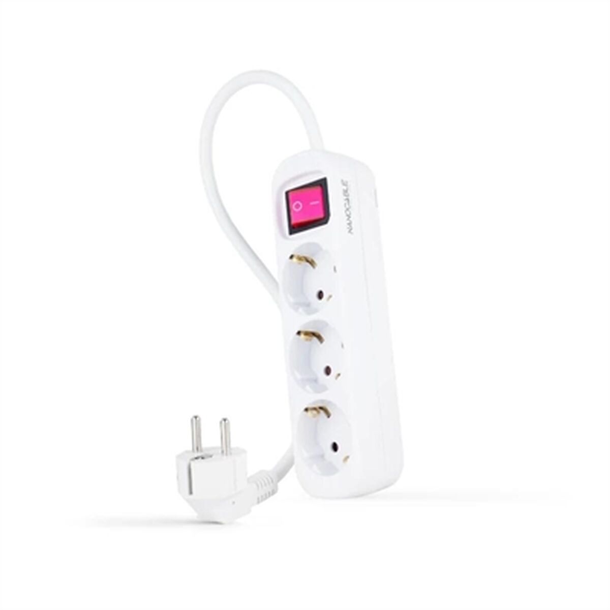 Ciabatta Multipresa NANOCABLE 10.38.0003 3680 W 250 V 1,4 m 2 S0239006_0