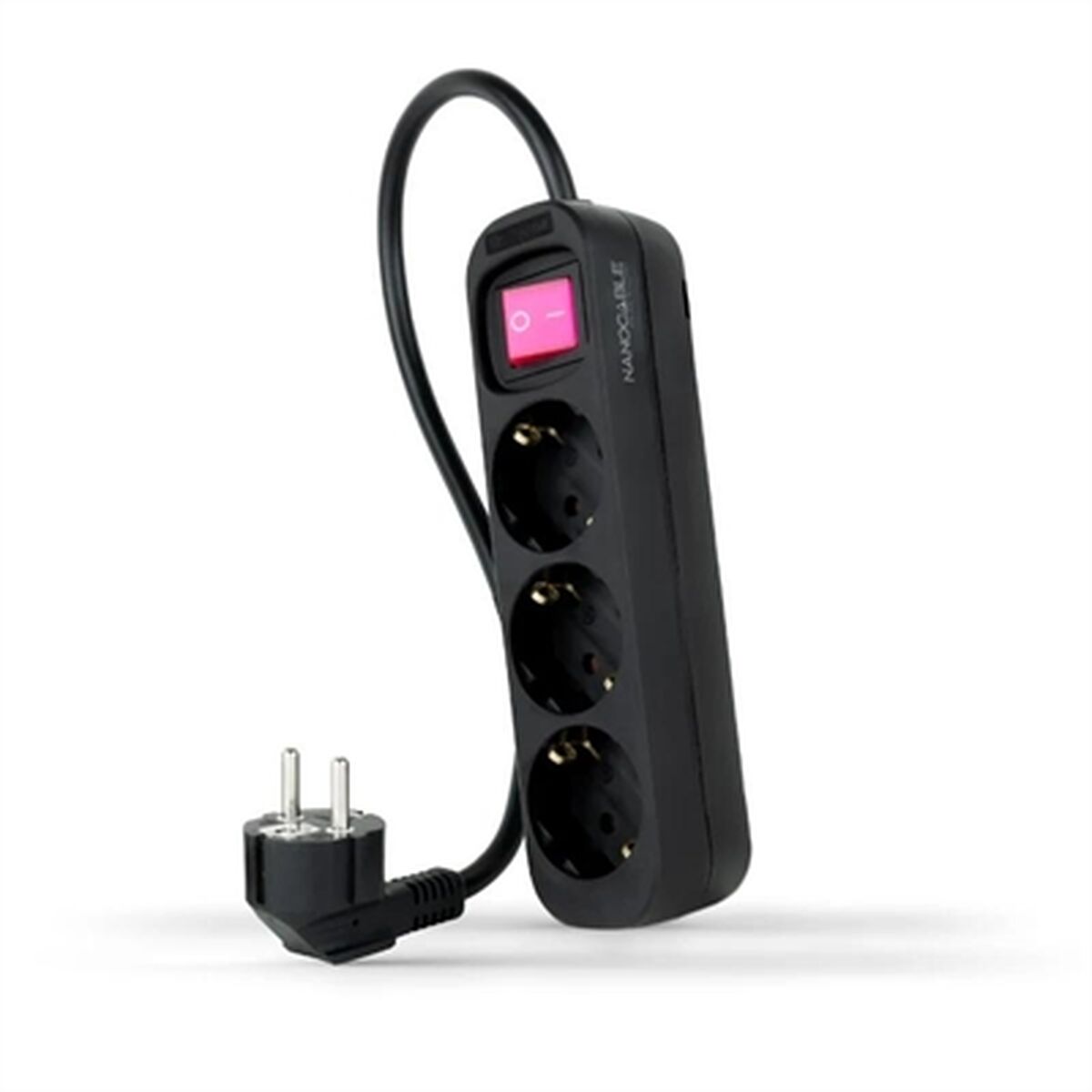 Ciabatta Multipresa NANOCABLE 10.38.0003-BK 3680 W 250 V 1,4 m 2 S0239007_0