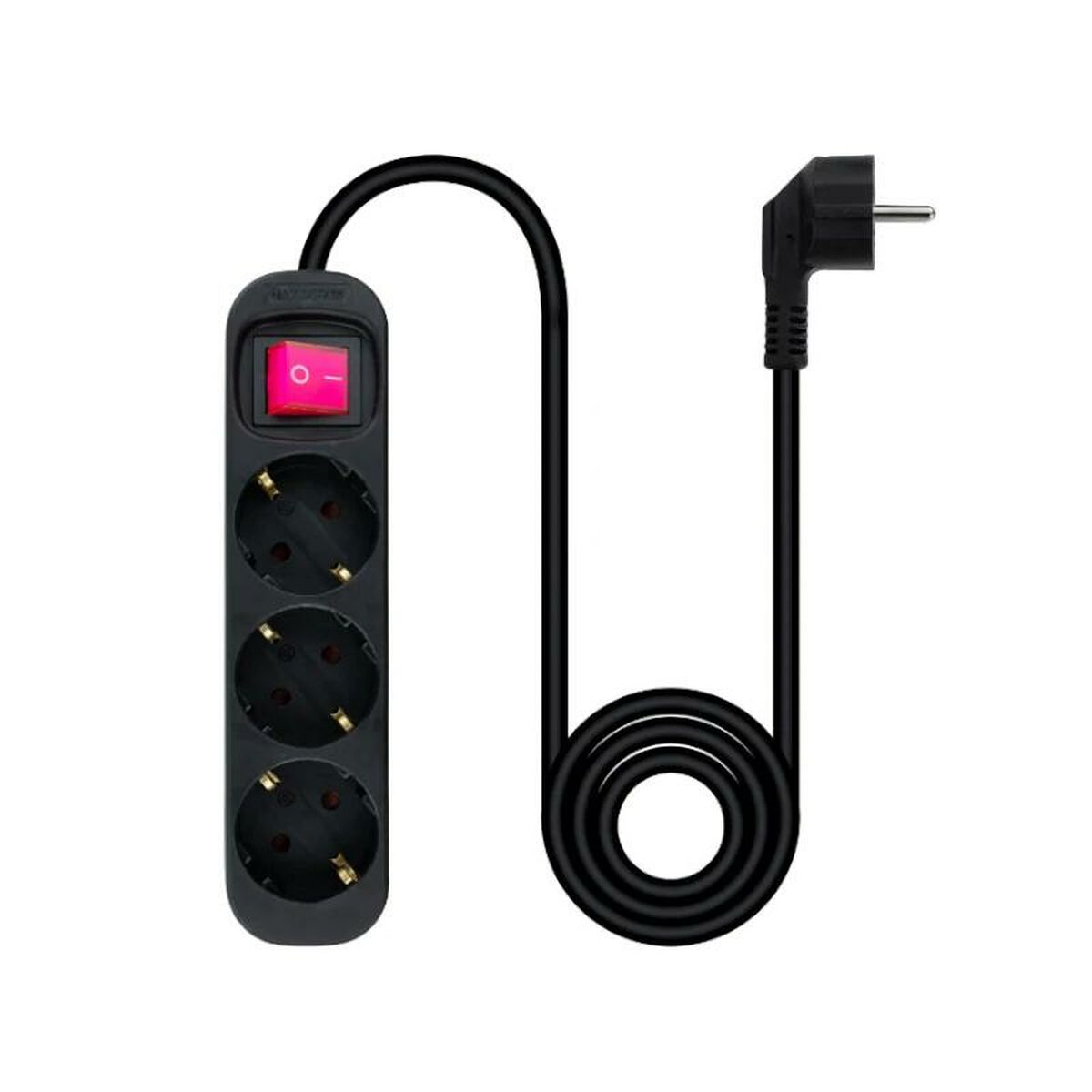 Ciabatta Multipresa NANOCABLE 10.38.0003-BK 3680 W 250 V 1,4 m 3 S0239007_1