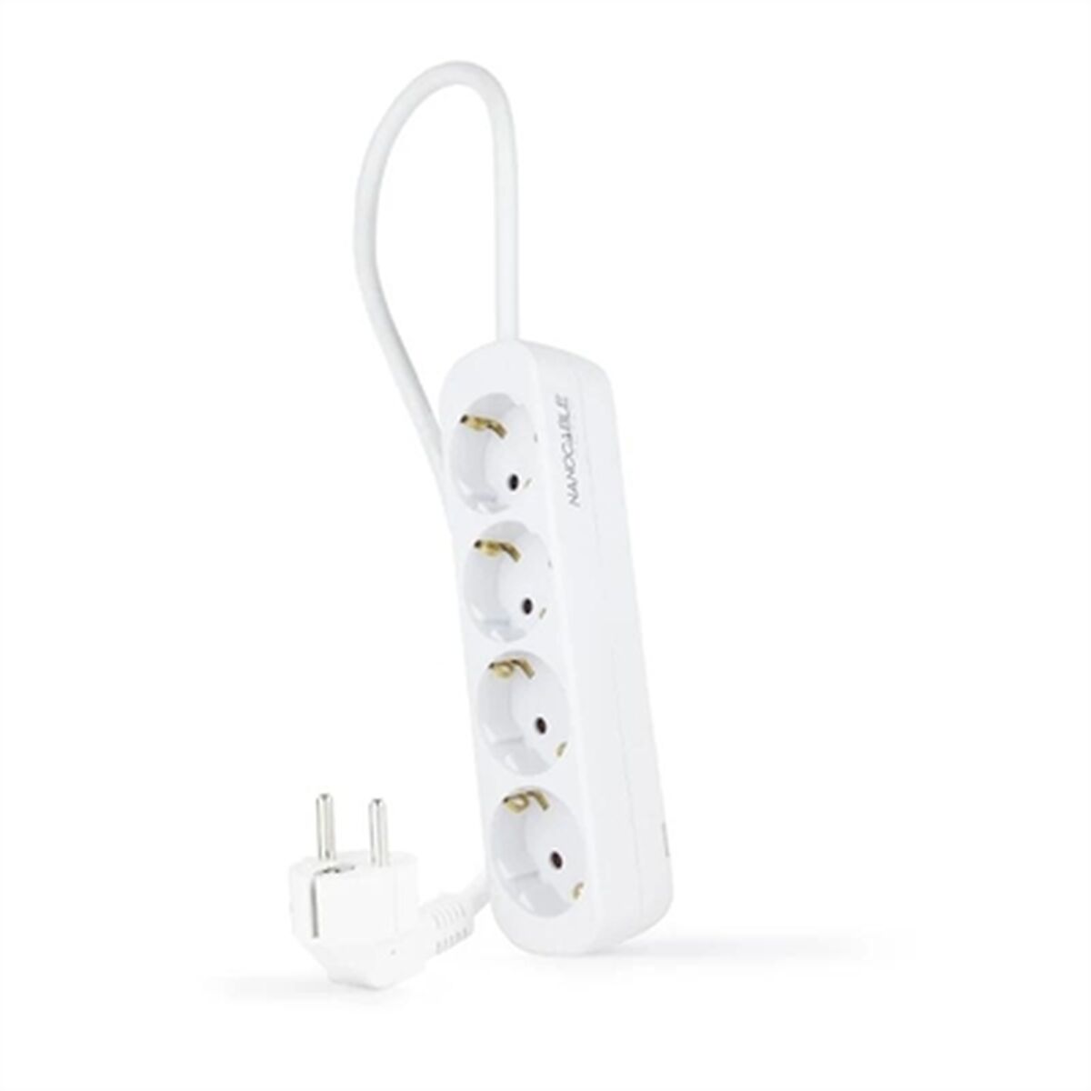 Ciabatta Multipresa NANOCABLE 10.37.0004-NS 3680 W 250 V 1,4 m 2 S0239002_0