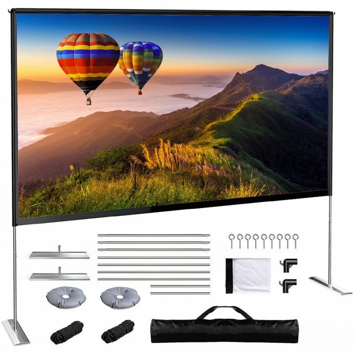 Schermo di Proiezione iggual IGG317402 100" 3 S0231385_1