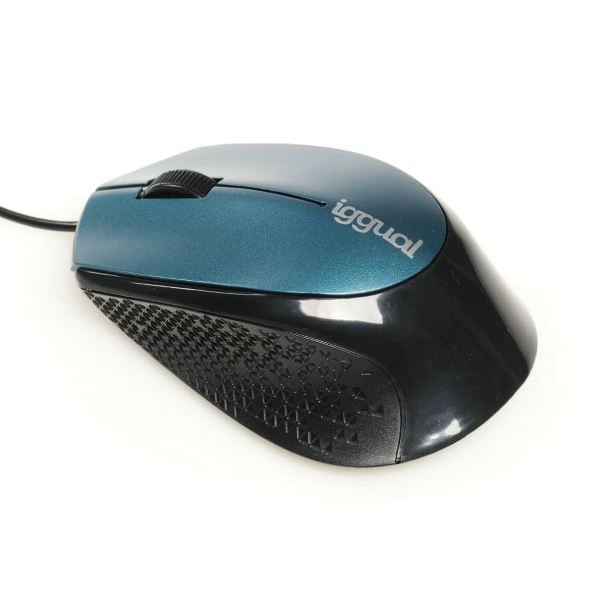Mouse iggual COM-ERGONOMIC-R 800 dpi Azzurro Nero/Blu 3 S0232393_1