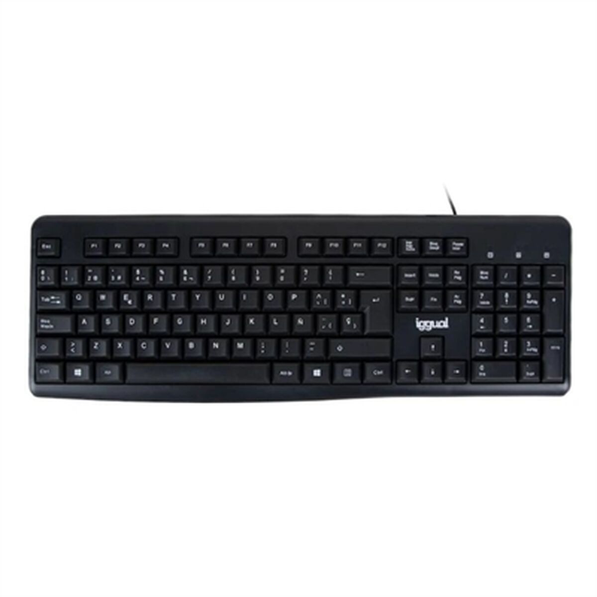 Tastiera iggual CK-BASIC2-105T Qwerty in Spagnolo 2 S0238777_0