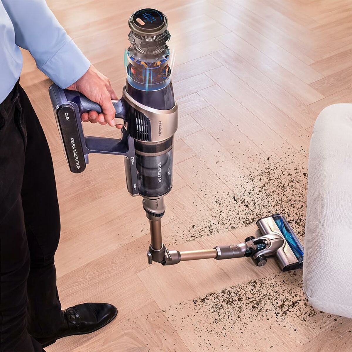 Scopa Elettrica Cecotec Conga Rockstar 12500 Stellar AquaPet Flex 650 W 9 V1709425_7