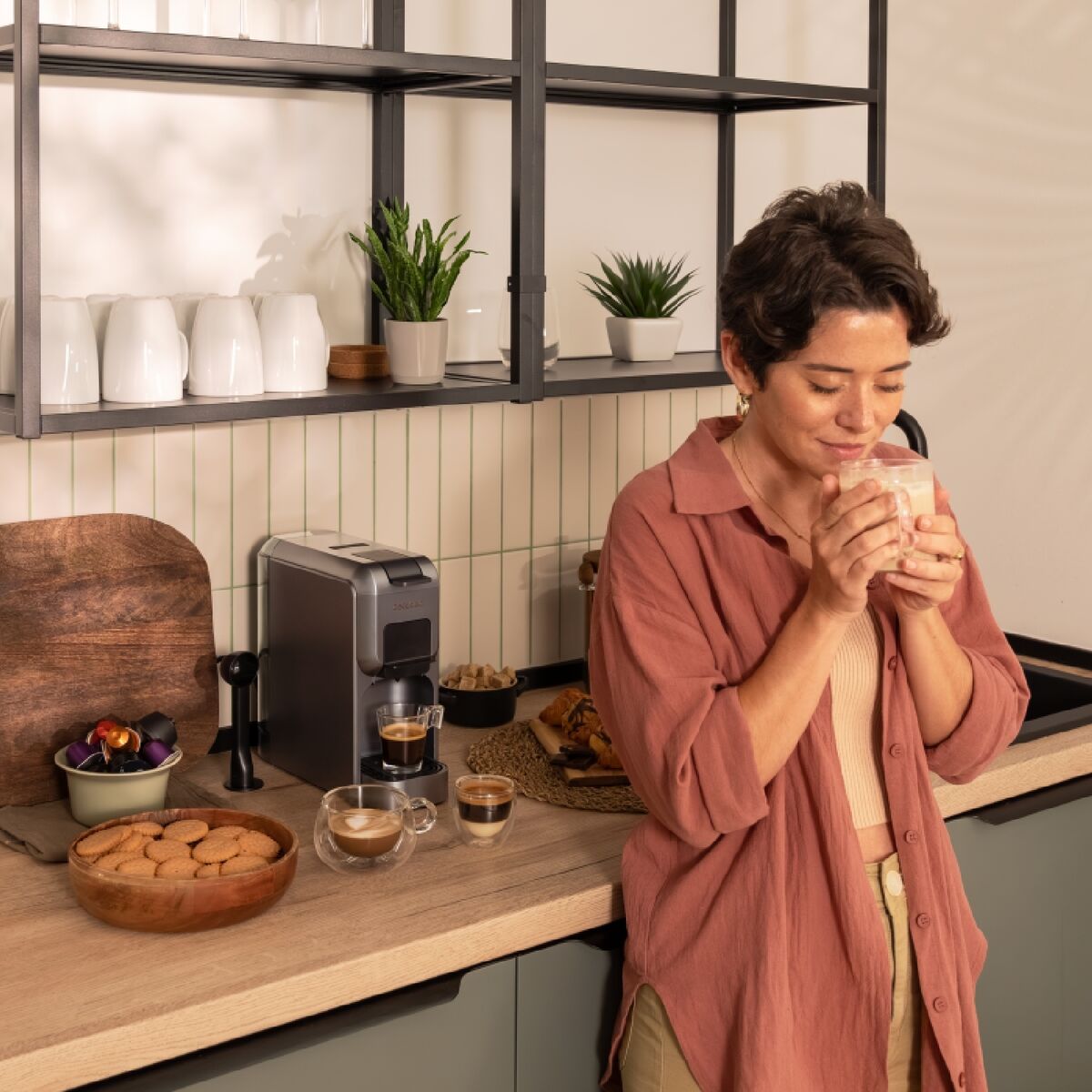 Caffettiera con Capsule Cecotec FreeStyle Compact Black 1350 W 20 bar 800 ml 4 V1709340_2