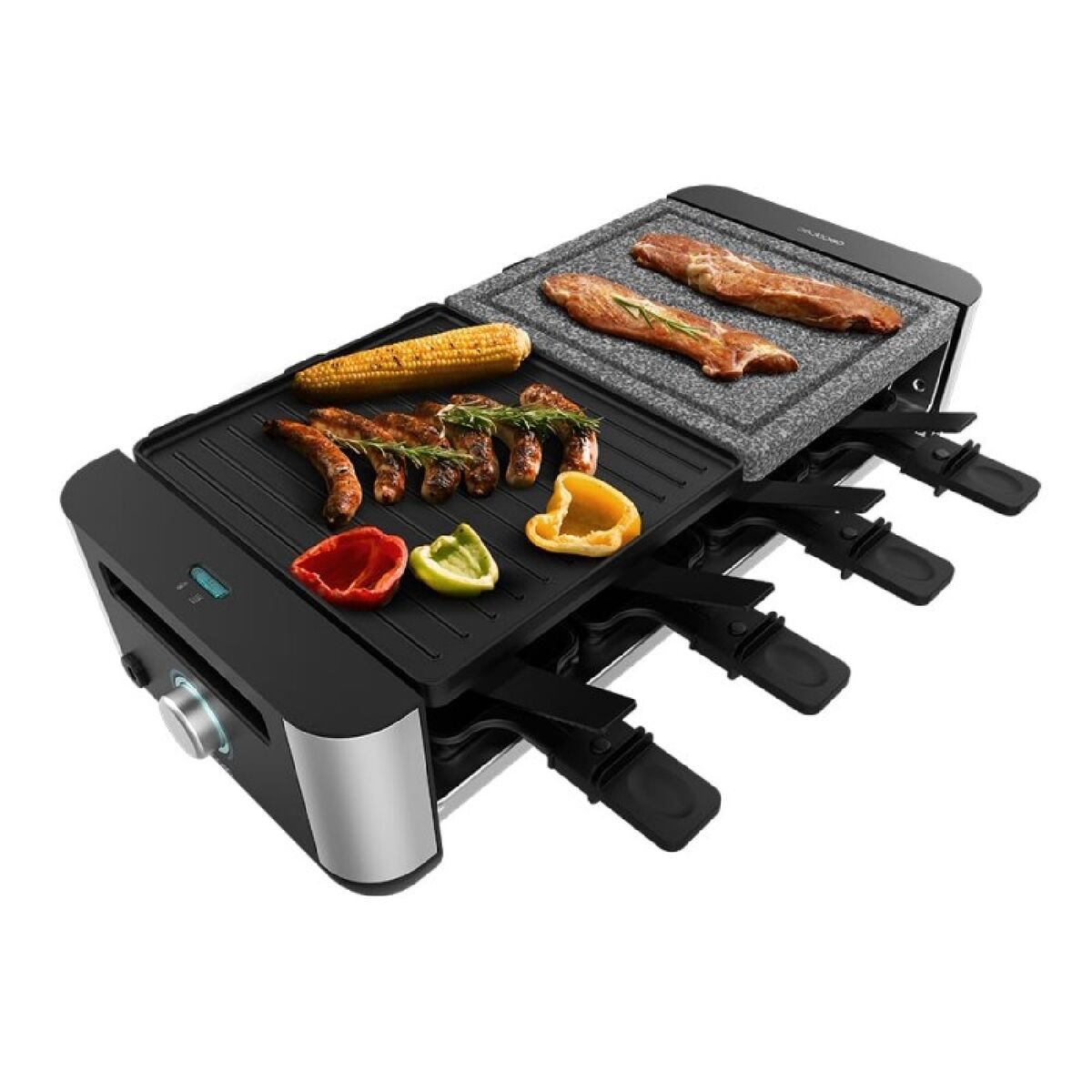 Raclette Cecotec 16000 Inox Mixgrill Nero 2 V1707947_0