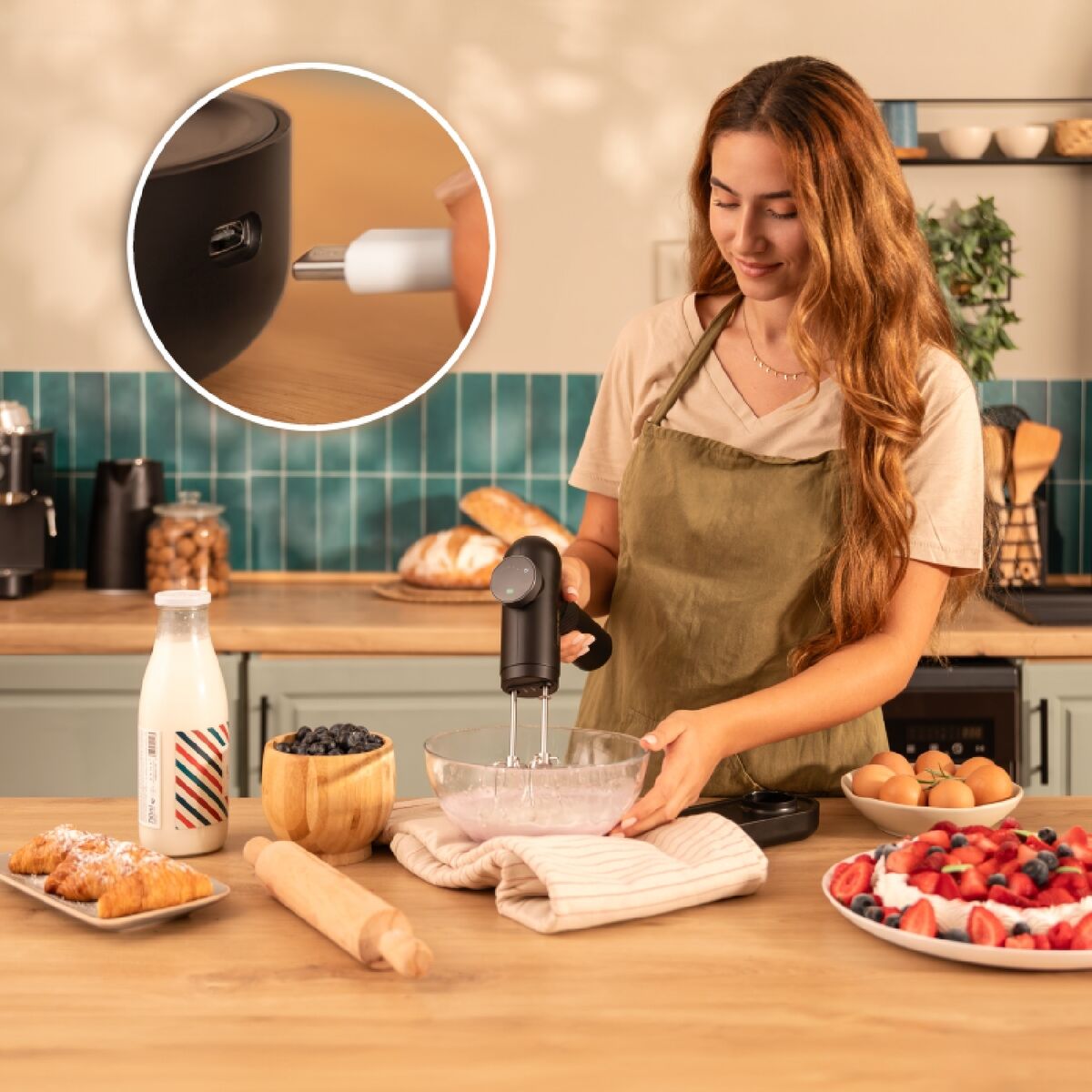 Sbattitore-Impastatrice Cecotec PowerTwist Battery 4 V1709310_2