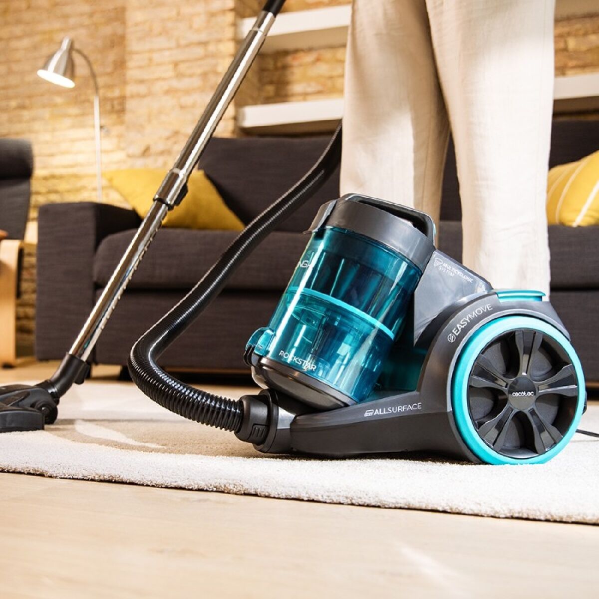 Aspirapolvere Cecotec Conga Rockstar Multicyclonic XL PowerStyle 900 W Grigio 3 V1709400_1