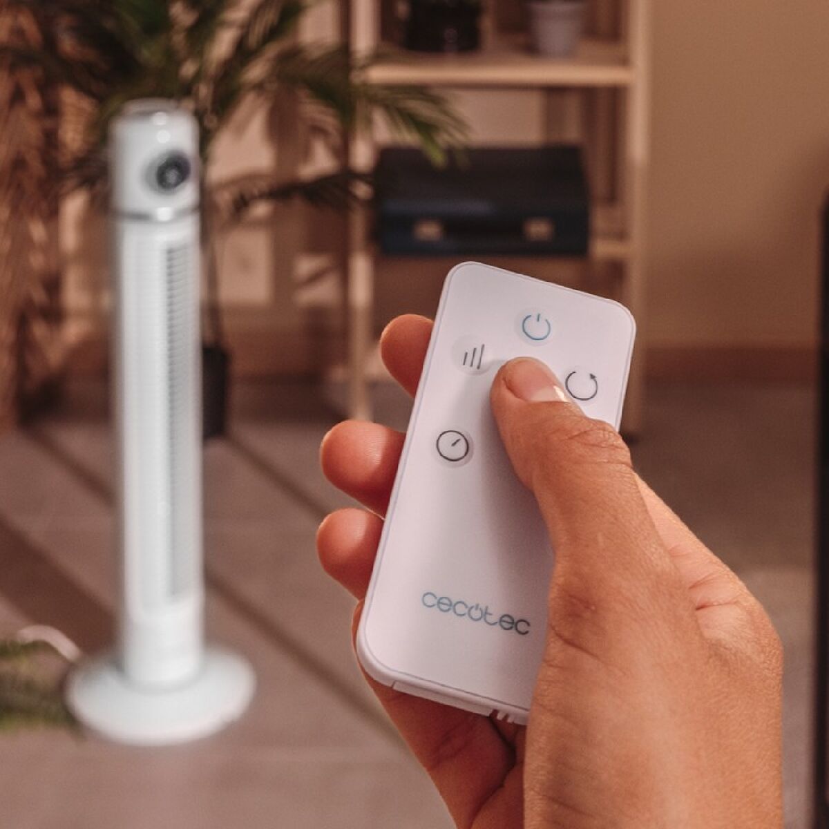 Ventilatore a Torre Cecotec EnergySilence 1090 Skyline Retro Smart Bianco 40 W 4 V1709024_2