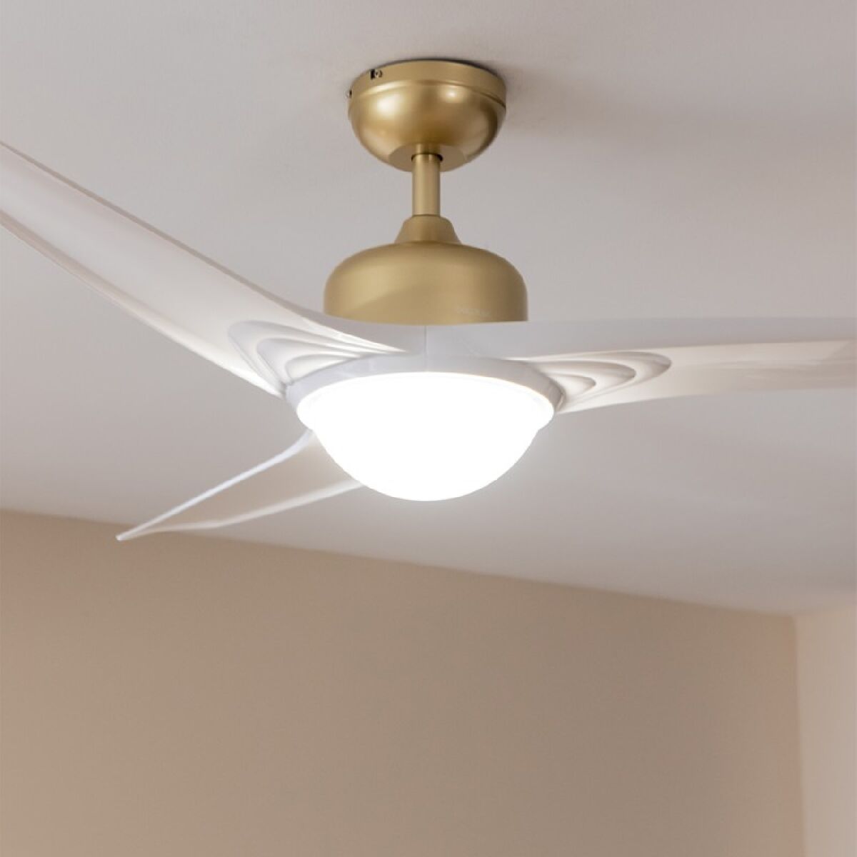 Ventilatore da Soffitto con Luce Cecotec Aero 560 Bianco Dorato 18 W 60 W 3 V1709175_1