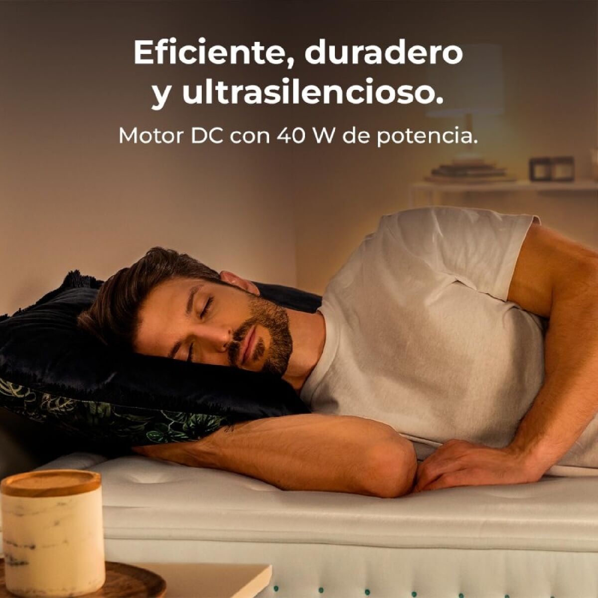 Ventilatore da Soffitto con Luce Cecotec EnergySilence Aero 5285 Sun Nero 18 W 40 W 3 V1709213_1