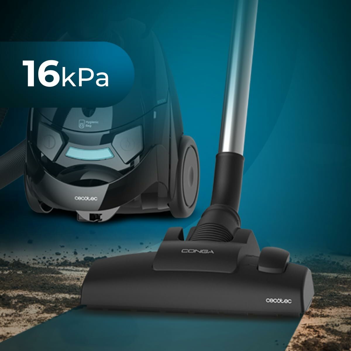 Aspirapolvere Cecotec Conga Powerbag 2000 800 W Nero 4 V1708328_2