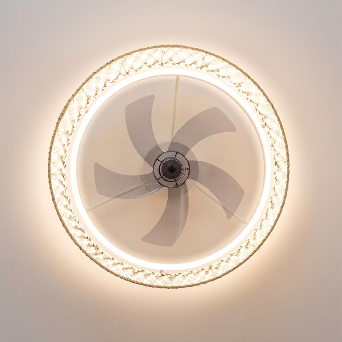 Ventilatore da Soffitto con Luce Cecotec EnergySilence LampAero 610 Natural Design 20 W 45 W 3 V1709257_1