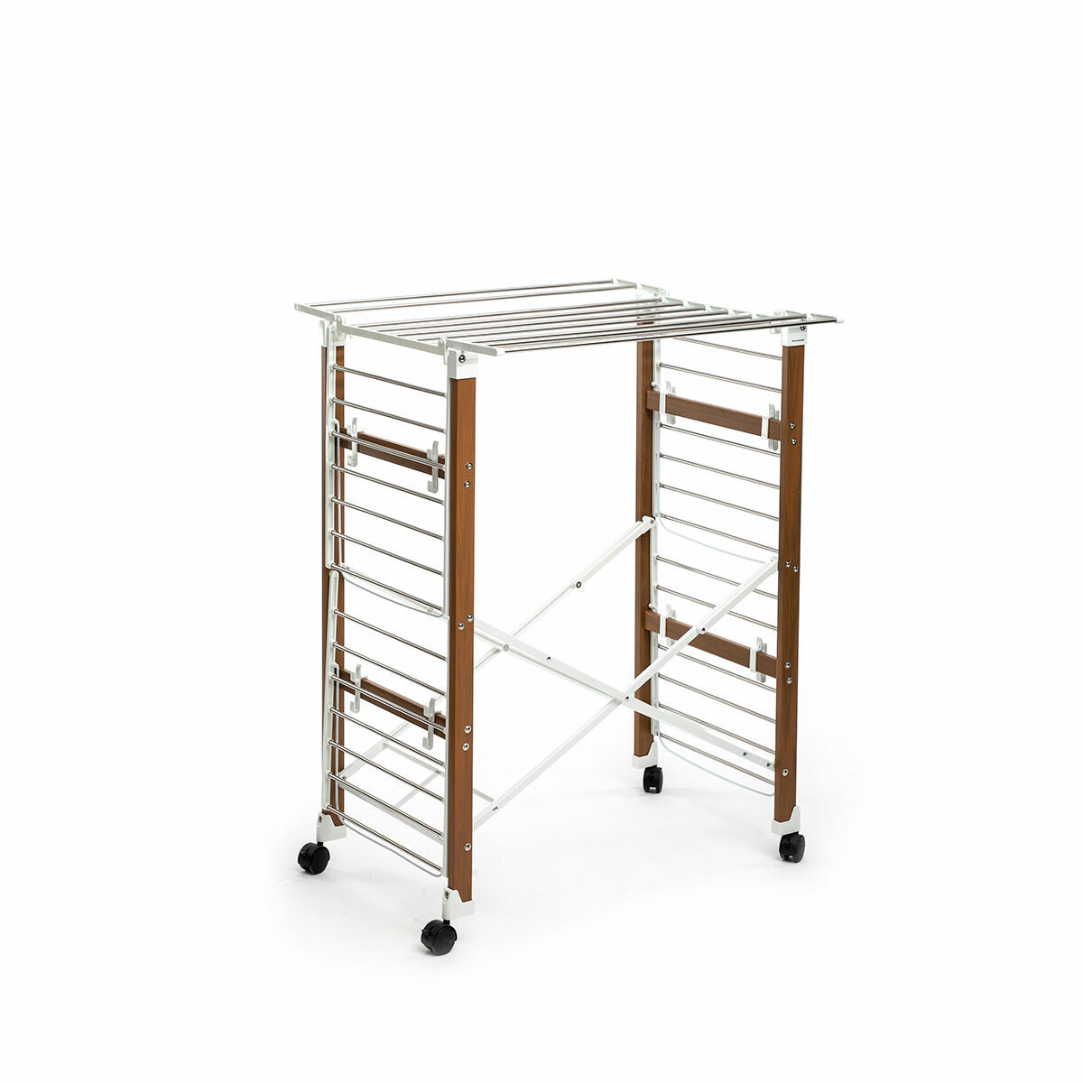 Stendibancheria Verticale Pieghevole con Ruote Dreeyl InnovaGoods 38 sbarre 11 V0103814_9