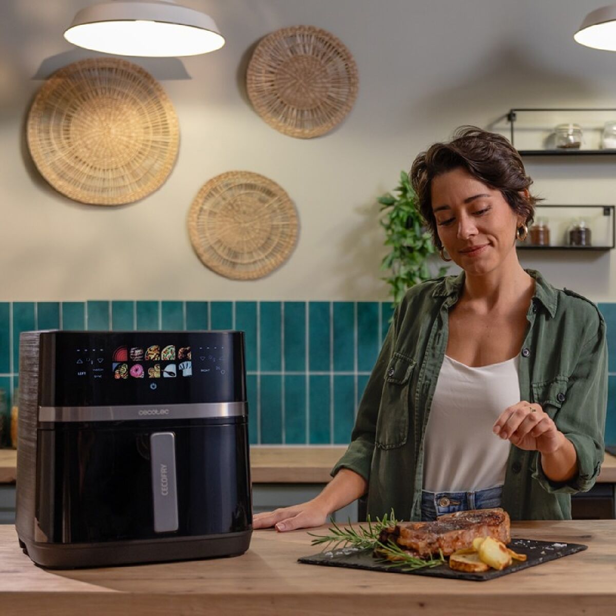 Friggitrice ad Aria Cecotec Cecofry&Grill Duoheat 8000 2200 W 8 L 3 V1709700_1