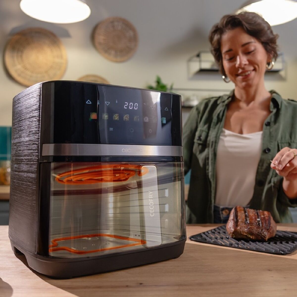 Friggitrice ad Aria Cecotec Cecofry&Grill Duoheat 8000 2200 W 8 L 5 V1709700_3