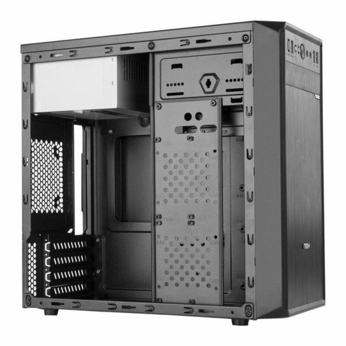 Case computer desktop Micro ATX / Mini ITX Nox-Xtreme NXLITE030 Nero 4 S0213826_2