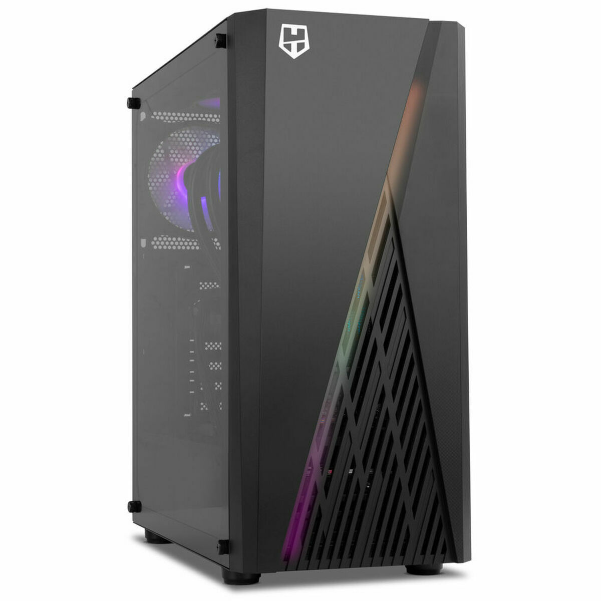 Case computer desktop ATX Nox-Xtreme Hummer Frost Nero ATX 9 S0237778_7