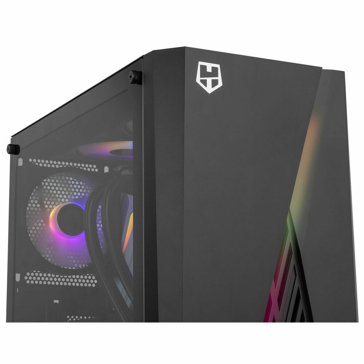Case computer desktop ATX Nox-Xtreme Hummer Frost Nero ATX 16 S0237778_14