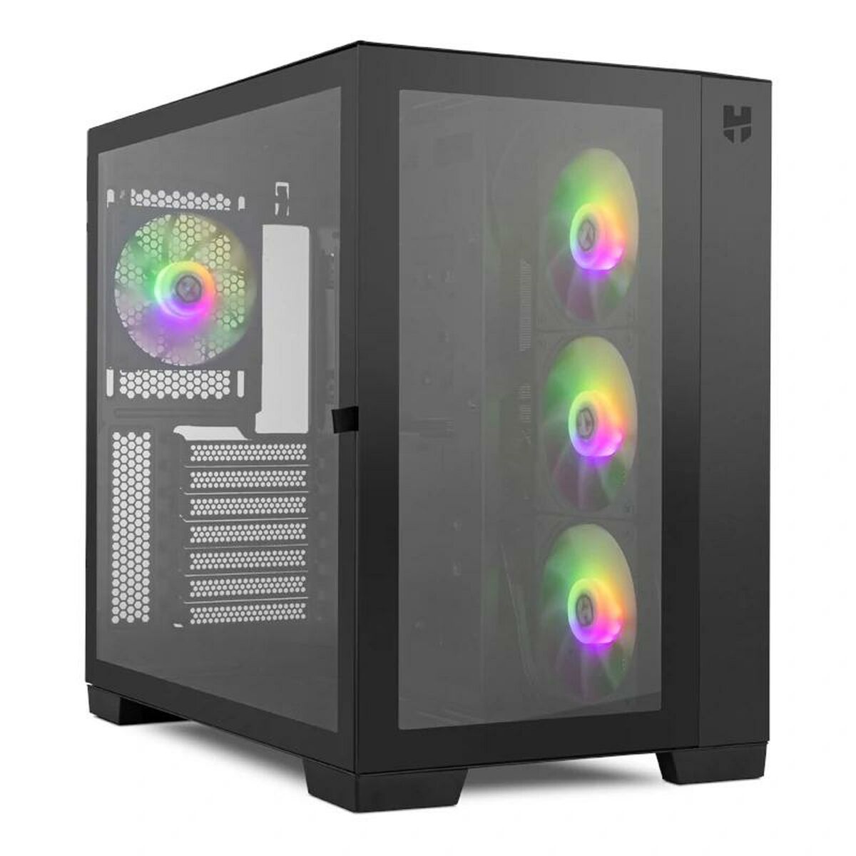 Case computer desktop ATX Nox-Xtreme NXHUMMERASTRABK Nero Ventilatore x 4 2 S0234962_0