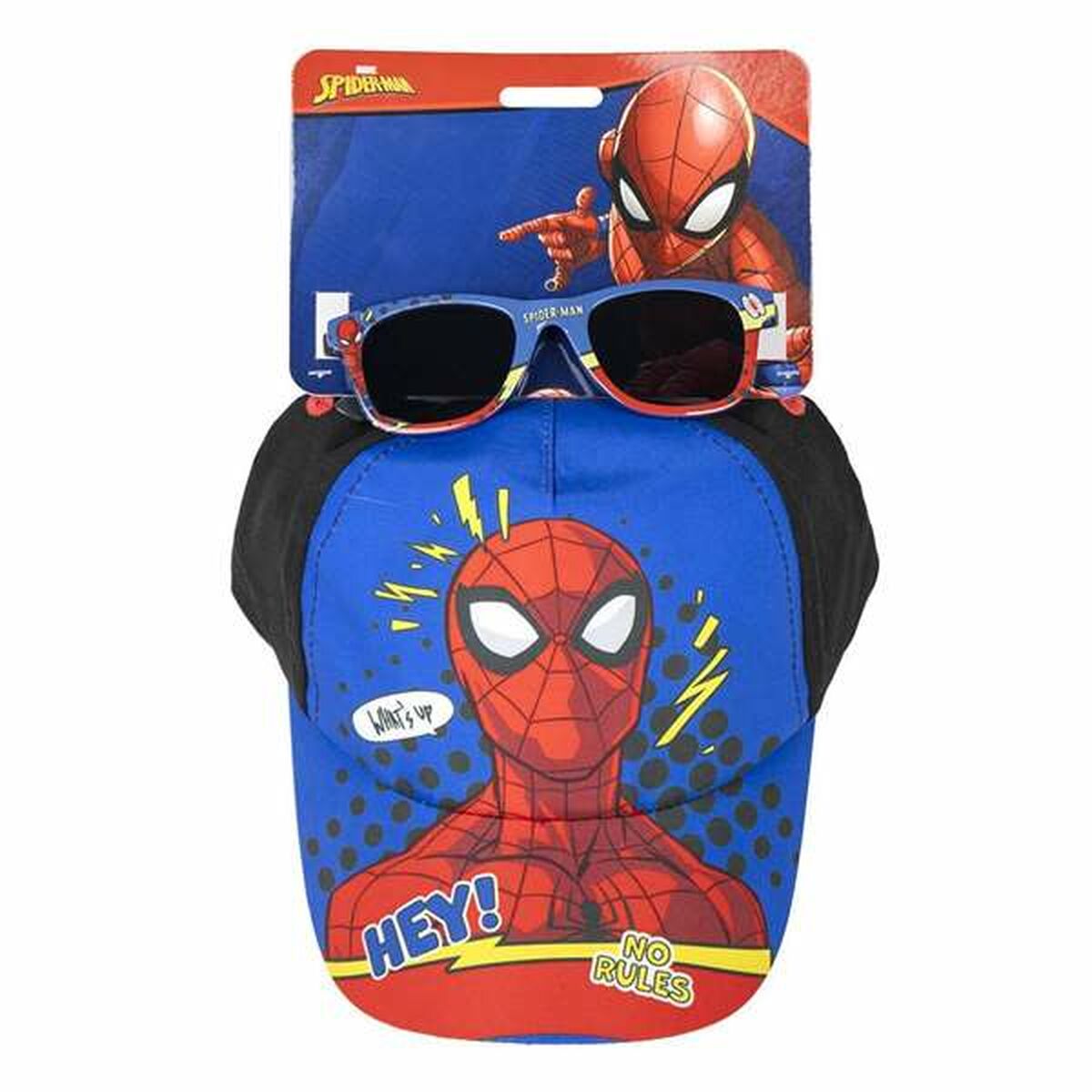 Set di berretto e occhiali da sole Spider-Man Per bambini 2 Pezzi 2 S2434364_0