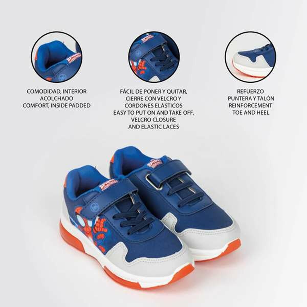 Scarpe Sportive con LED Spidey 28 4 S2446251_2