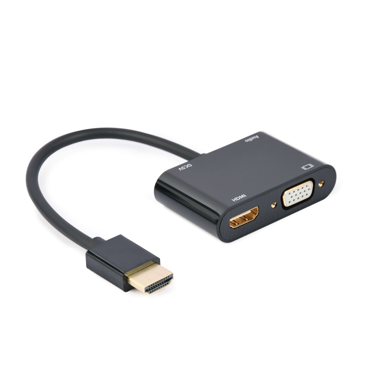 Adattatore HDMI con VGA GEMBIRD A-HDMIM-HDMIFVGAF-01 Nero 2 S5616541_0