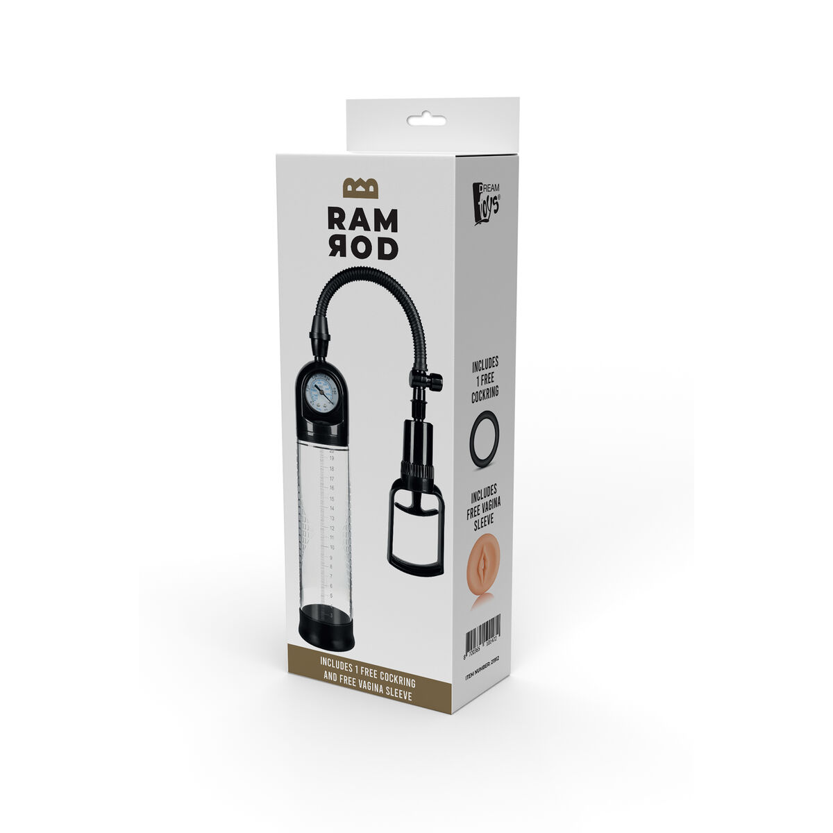 Pompa per Pene Dream Toys Ramrod Nero 18 S9400595_16