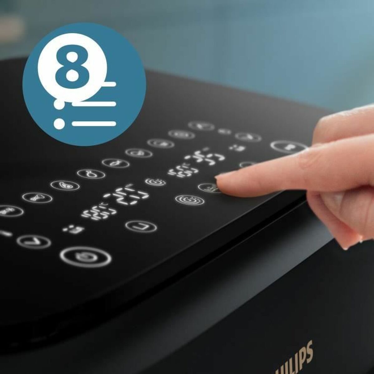 Friggitrice ad Aria Philips Na351.00 Nero 9 L 7 S71010009_5