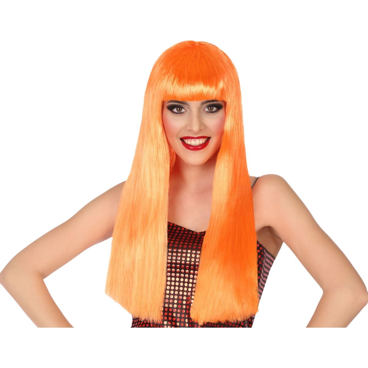 Parrucca Arancio 60 cm 2 S1137438_0