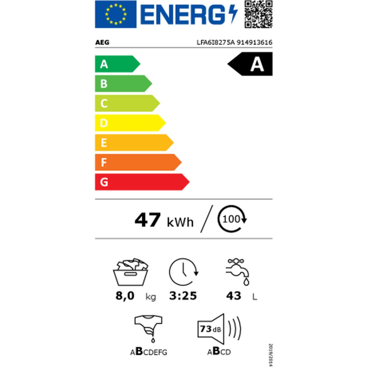 Lavatrice Aeg LFA6I8275A 8 kg 60 cm 1200 rpm 4 S7606124_2