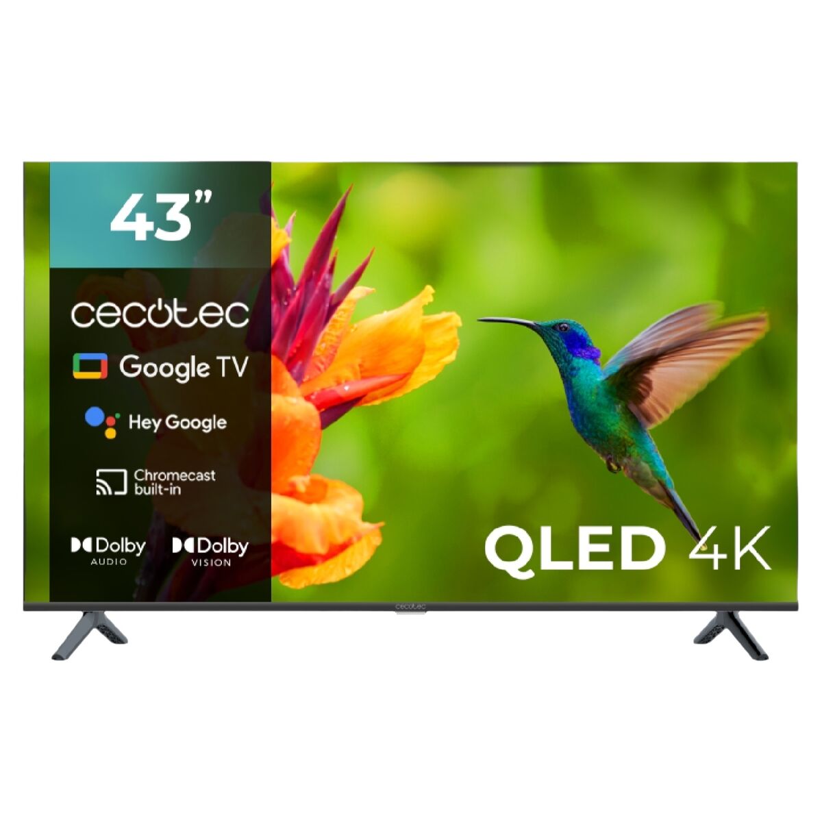 Smart TV Cecotec VQU40043S 4K Ultra HD 43" QLED 2 V1709391_0