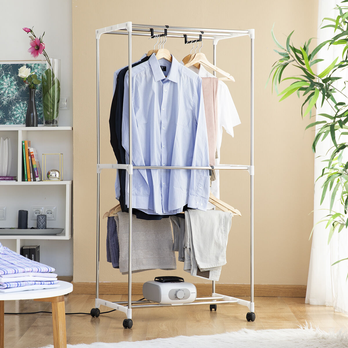 Asciugatrice Elettrica Portatile a 2 Altezze Dupledry Blue InnovaGoods 1200 W 4 V0103919_2