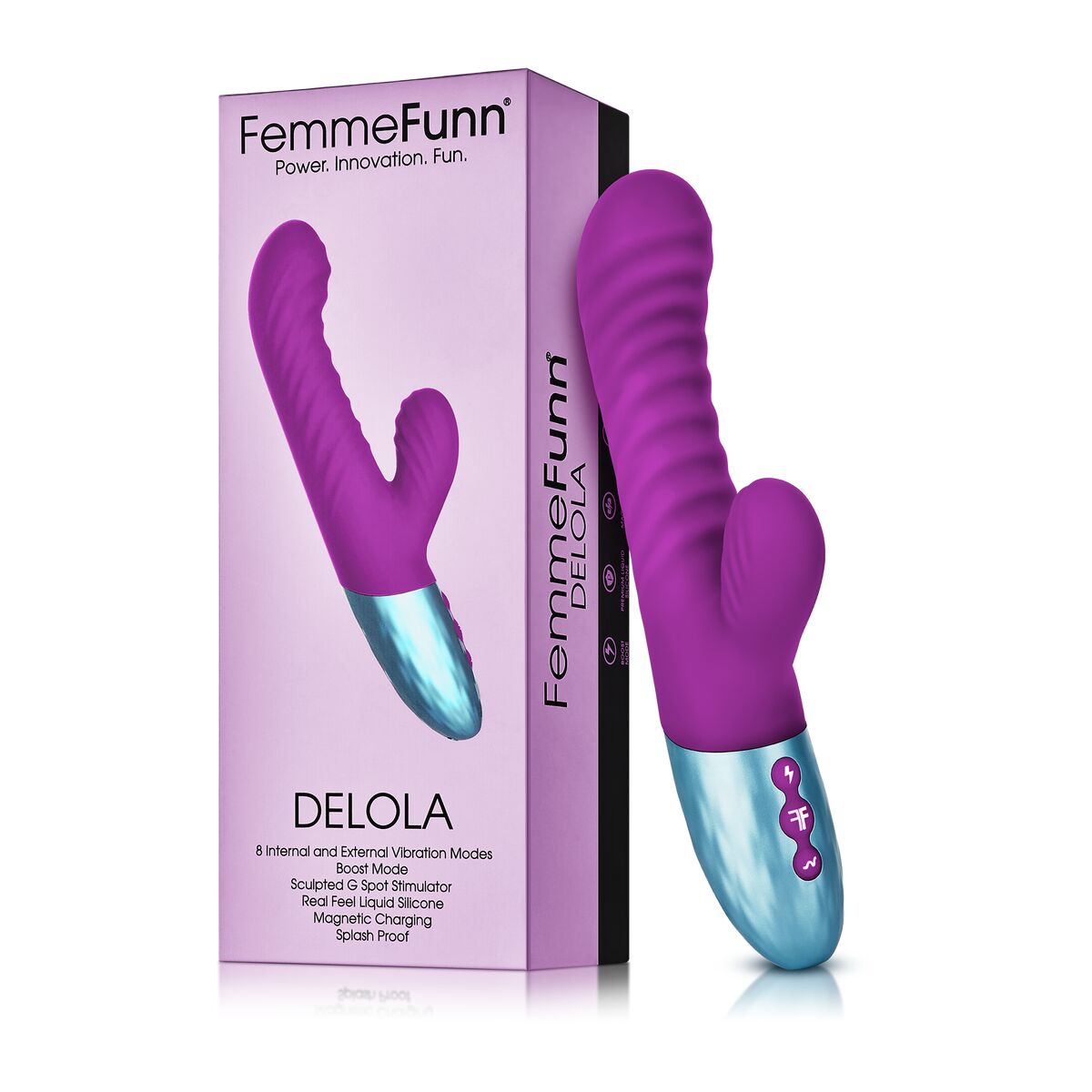 Vibratore per il Punto-G FemmeFunn Delola Viola 10 S9405184_8