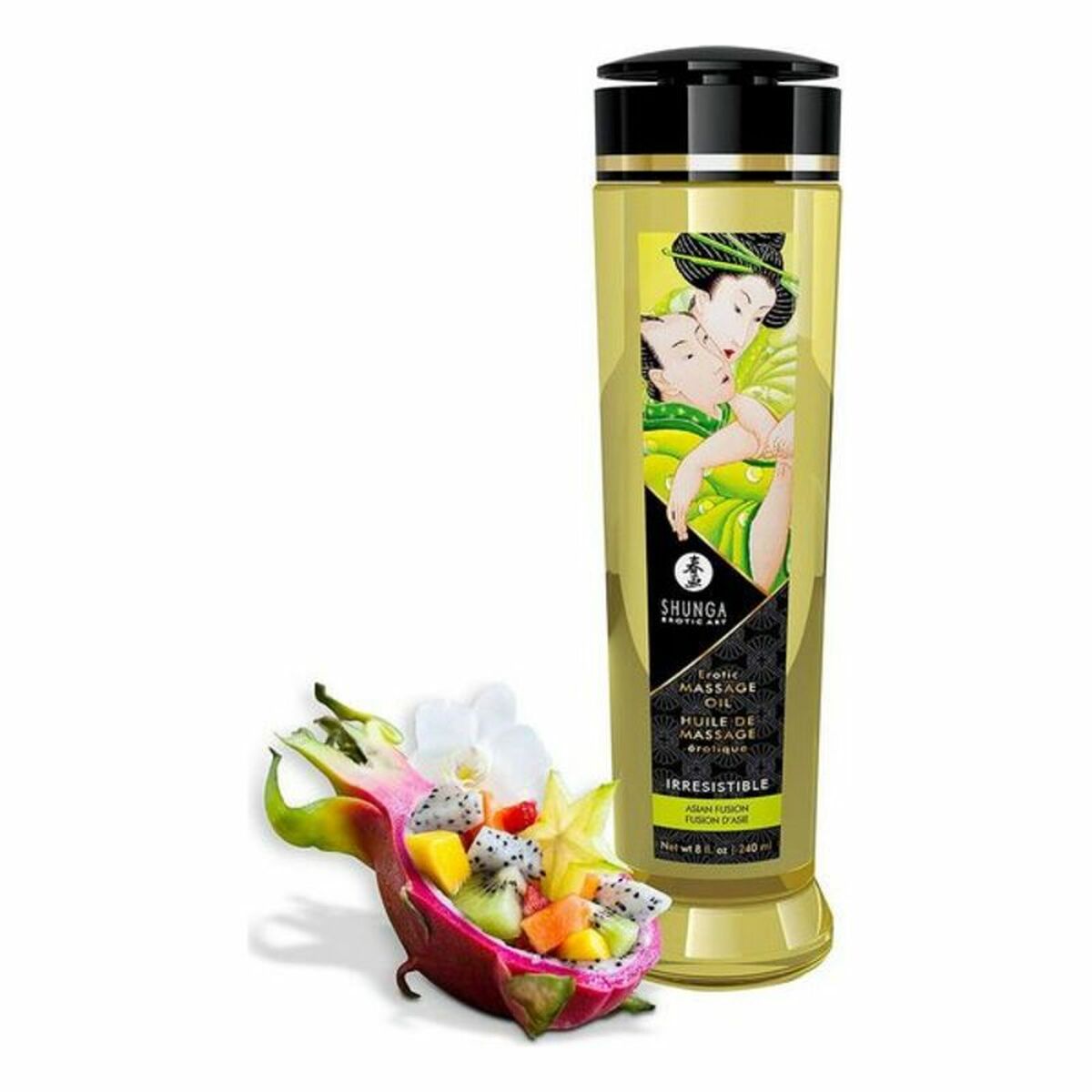 Olio per Massaggio Asian Fusion Shunga Irresistible (240 ml) 2 S4000114_0
