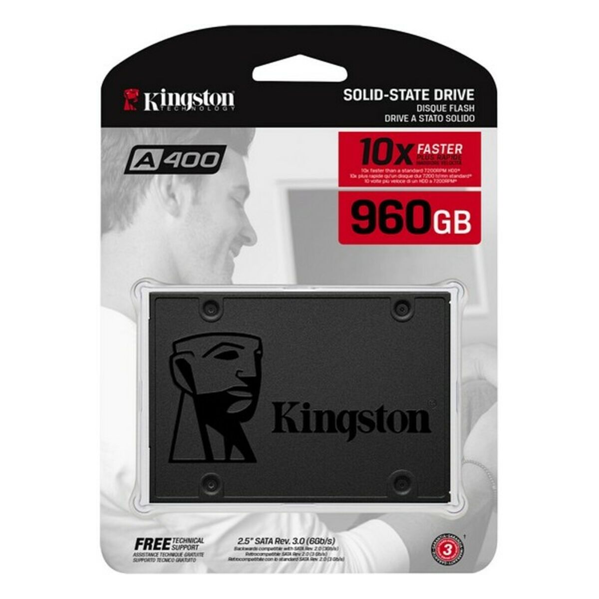 Hard Disk Kingston SA400S37/960G 960 GB SSD SSD 4 S0458540_2