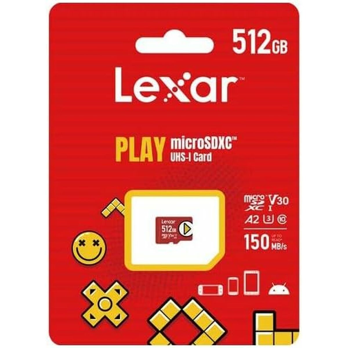 Scheda Micro SD Lexar LMSPLAY512G-BNNNG 512 GB 4 M0308334_2