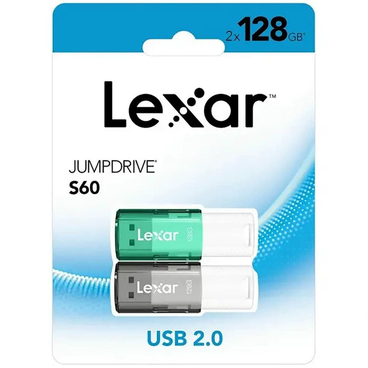 Memoria USB Lexar JUMPDRIVE S60 Verde Grigio 128 GB 2 M0308150_0