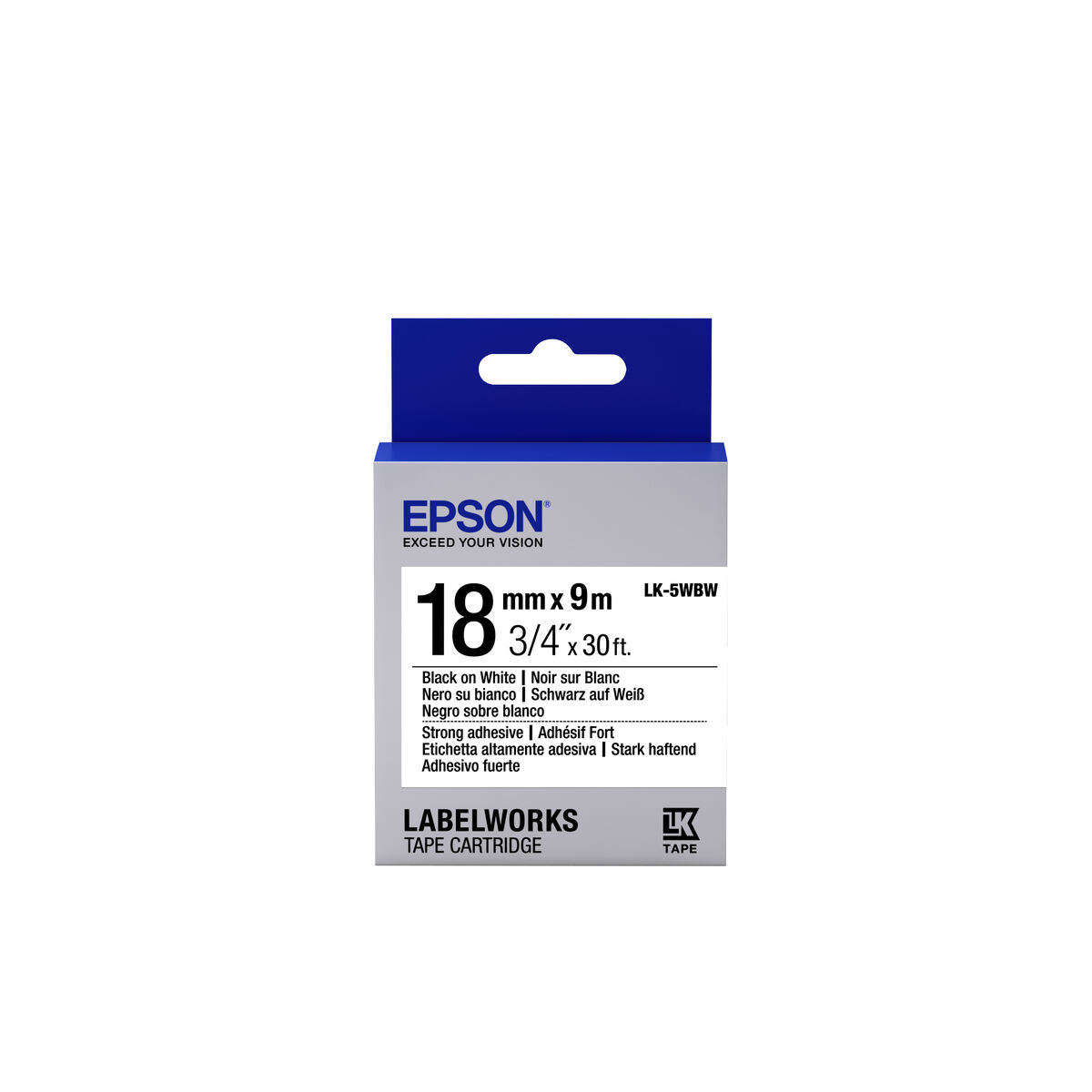 Etichette per Stampante Epson C53S655012 Nero Bianco/Nero Nero/Bianco 2 S55246828_0